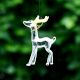Multicolor Deer Christmas Tree Decoration Ornaments Set of 6 Pcs
